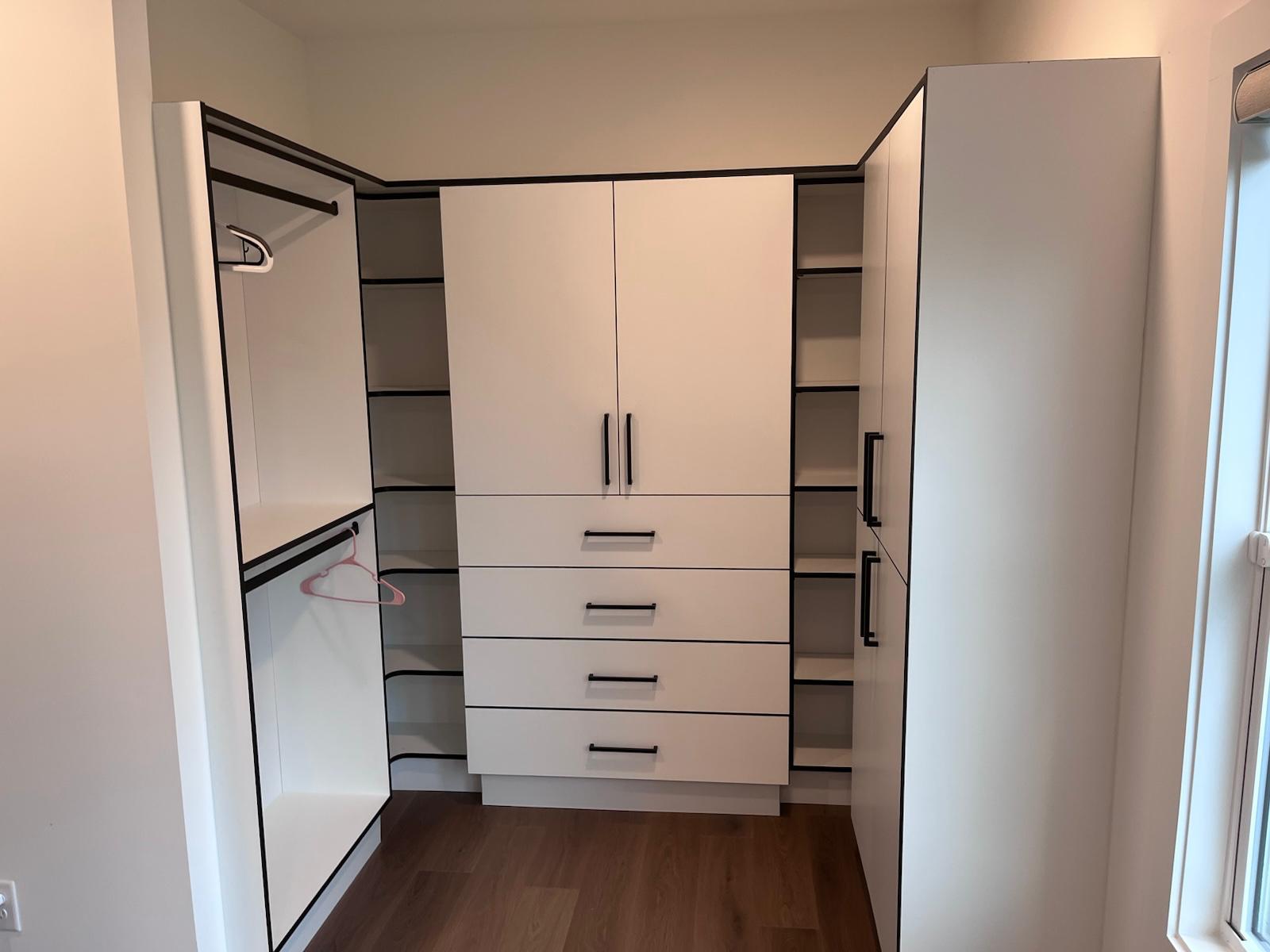 Custom walk-in closet
