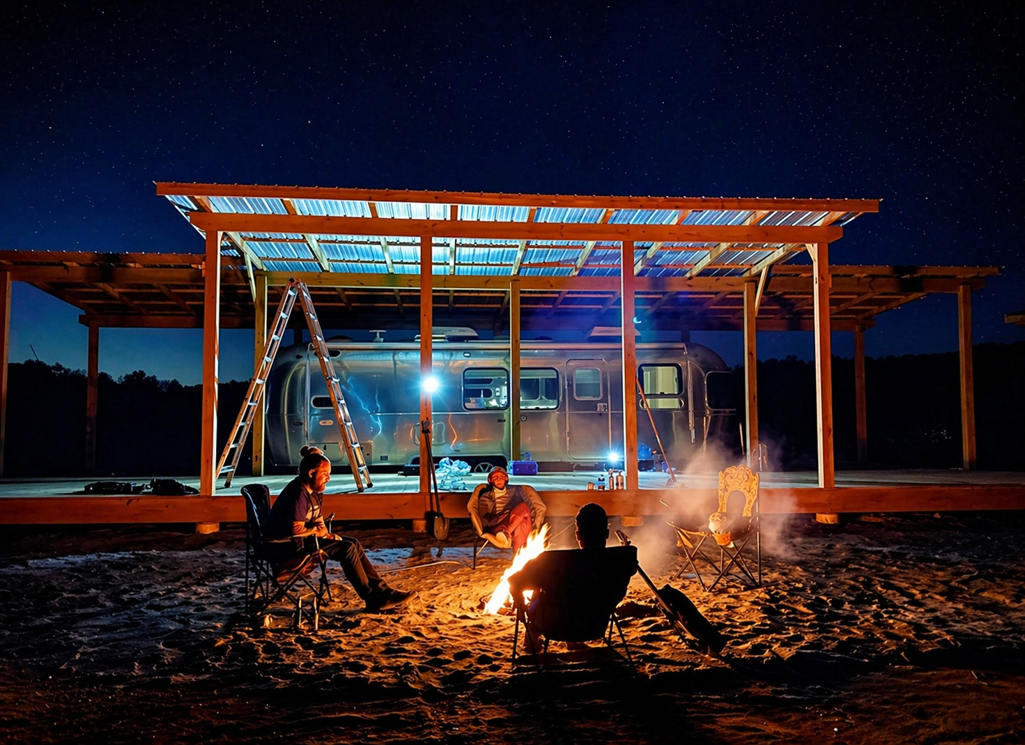 Garage deck structure